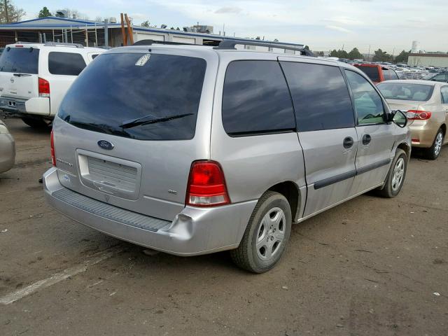 2FMZA51616BA36688 - 2006 FORD FREESTAR S SILVER photo 4