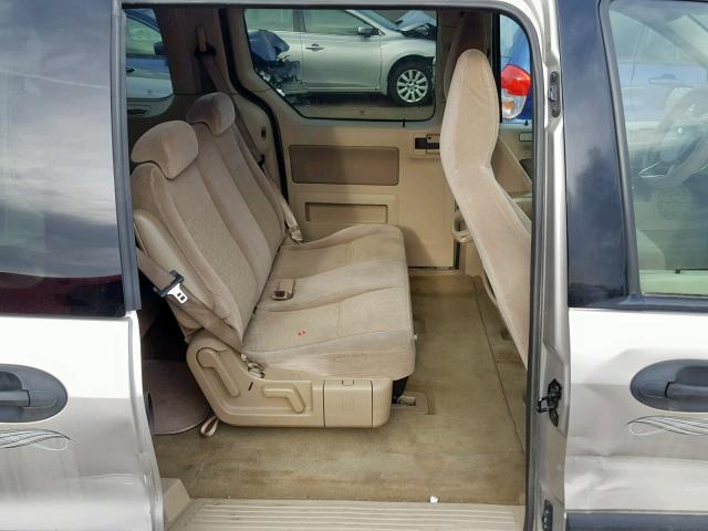 2FMZA51616BA36688 - 2006 FORD FREESTAR S SILVER photo 6