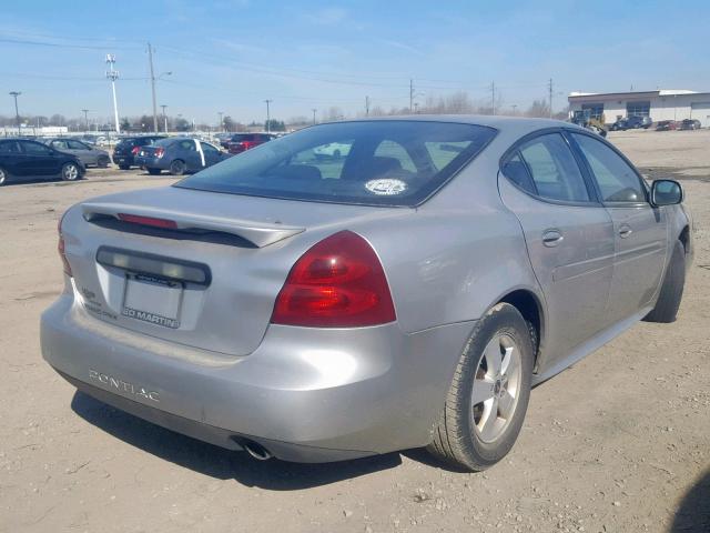 2G2WP552561247187 - 2006 PONTIAC GRAND PRIX SILVER photo 4