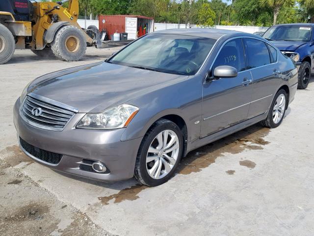 JNKCY01F79M850348 - 2009 INFINITI M35 BASE GRAY photo 2