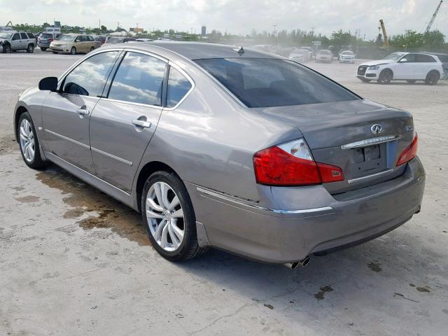 JNKCY01F79M850348 - 2009 INFINITI M35 BASE GRAY photo 3