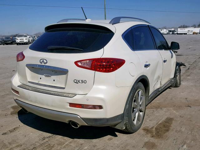 JN1BJ0RR3HM416641 - 2017 INFINITI QX50 WHITE photo 4