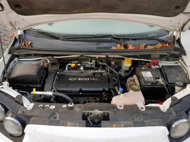 1G1JA6SH1C4146663 - 2012 CHEVROLET SONIC LS WHITE photo 7