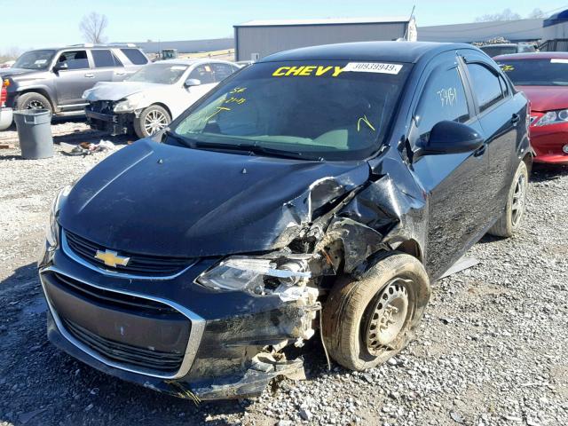 1G1JB5SH6H4143613 - 2017 CHEVROLET SONIC LS 黑色 照片 2