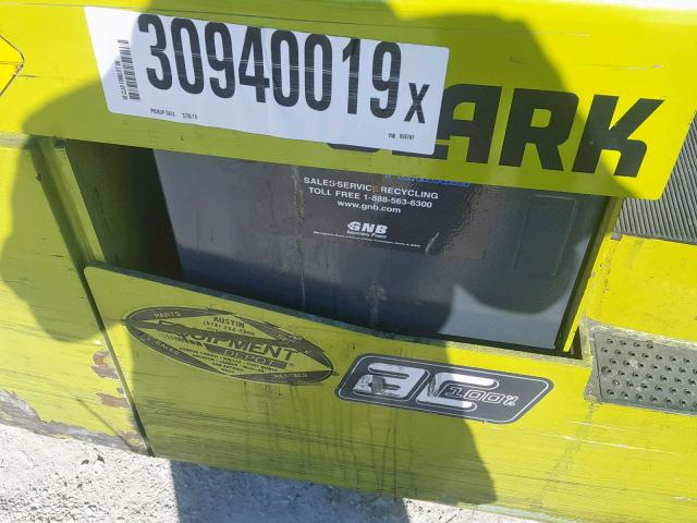 0TMX25025219597KF - 2008 CLAR FORKLIFT 绿色 照片 7