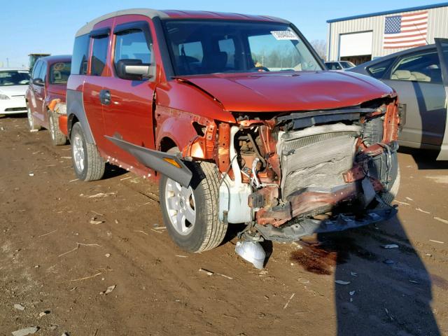 5J6YH28563L006325 - 2003 HONDA ELEMENT EX ORANGE photo 1