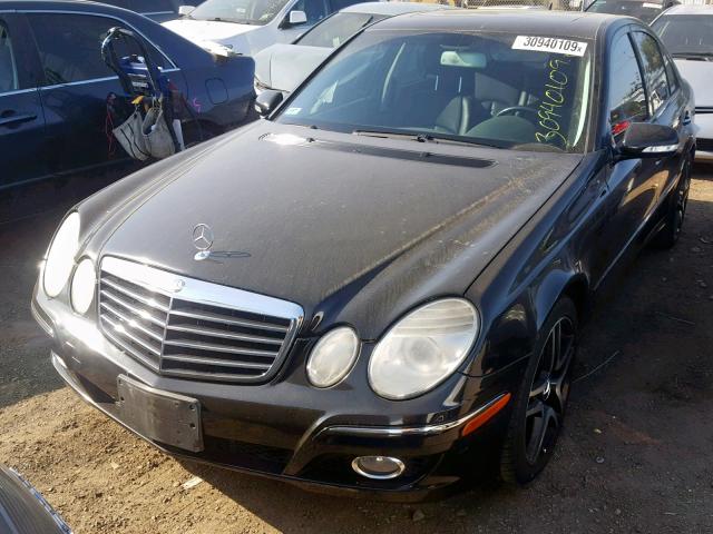 WDBUF56XX7B092605 - 2007 MERCEDES-BENZ E 350 BLACK photo 2