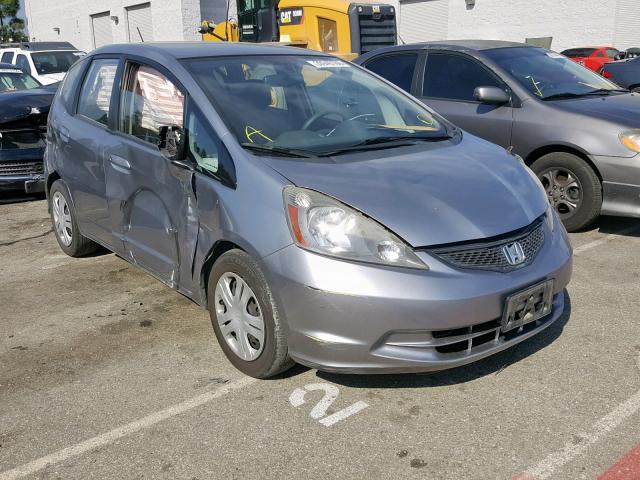 JHMGE88219S015661 - 2009 HONDA FIT GRAY photo 1