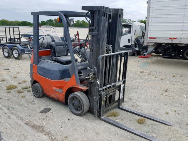 00000000000075231 - 2002 TOYOTA FORKLIFT ORANGE photo 1