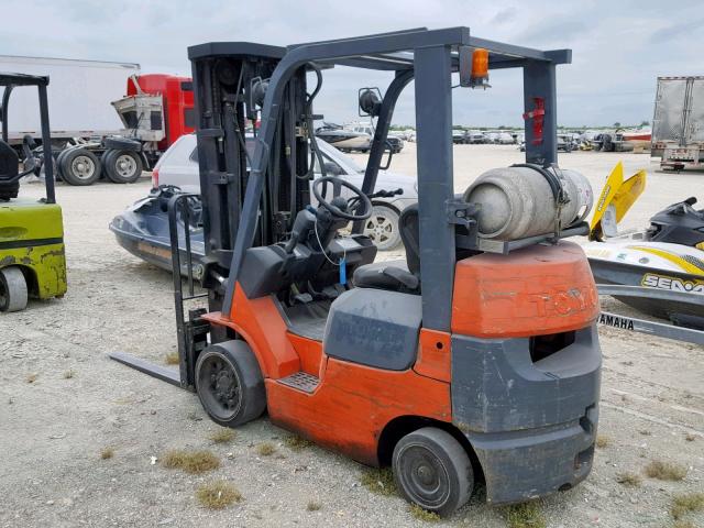 00000000000075231 - 2002 TOYOTA FORKLIFT ORANGE photo 3