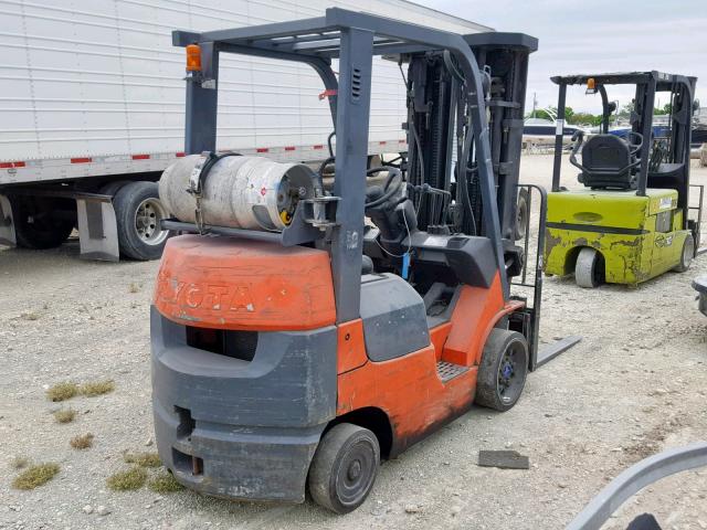 00000000000075231 - 2002 TOYOTA FORKLIFT ORANGE photo 4