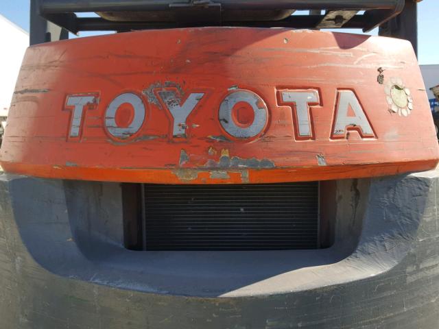 00000000000075231 - 2002 TOYOTA FORKLIFT ORANGE photo 7