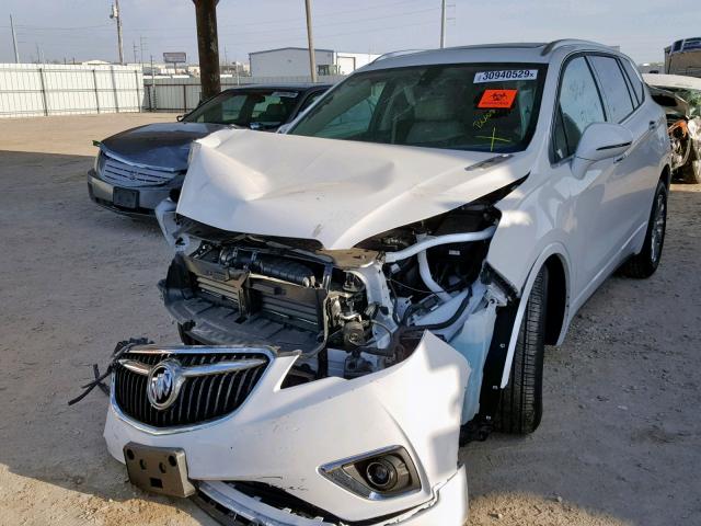 LRBFXCSA3KD018323 - 2019 BUICK ENVISION E WHITE photo 2