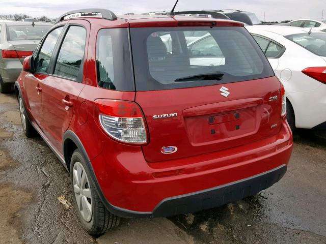 JS2YB5A35C6300336 - 2012 SUZUKI SX4 RED photo 3