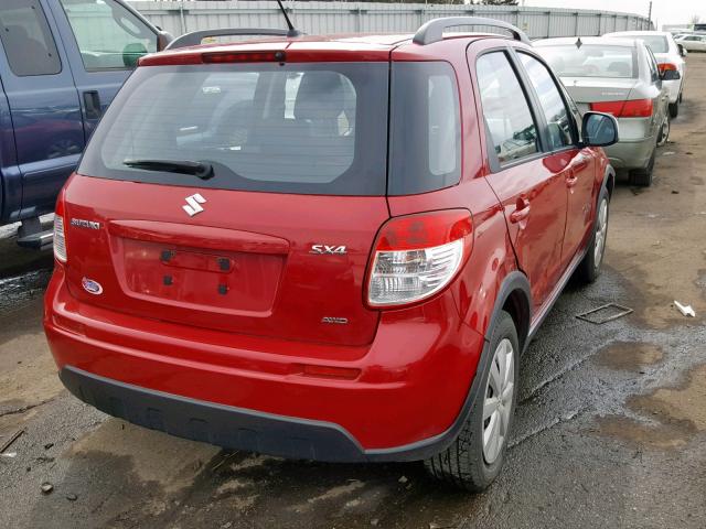 JS2YB5A35C6300336 - 2012 SUZUKI SX4 RED photo 4