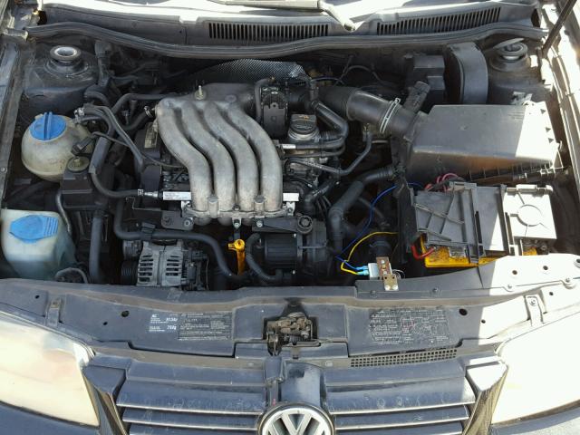 3VWSA69M24M093358 - 2004 VOLKSWAGEN JETTA GLS BLACK photo 7