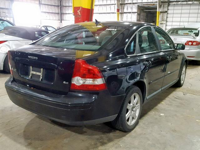 YV1MS382642009115 - 2004 VOLVO S40 2.4I BLACK photo 4