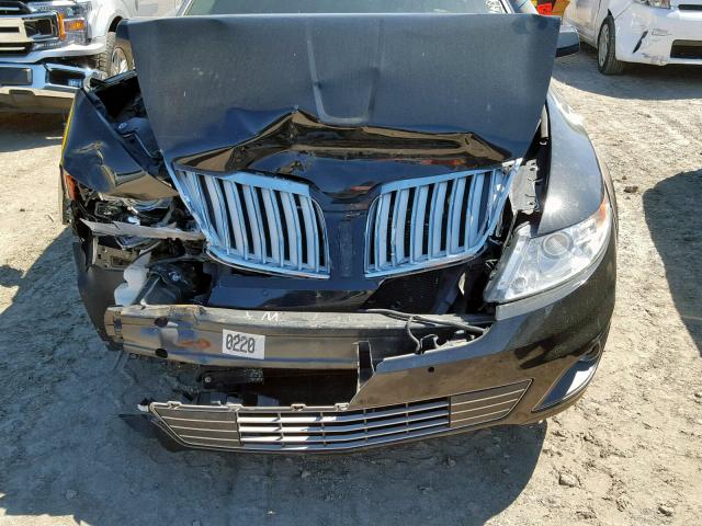 1LNHL9DR8BG605882 - 2011 LINCOLN MKS BLACK photo 7