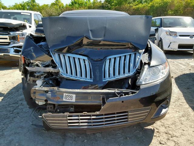 1LNHL9DR8BG605882 - 2011 LINCOLN MKS BLACK photo 9