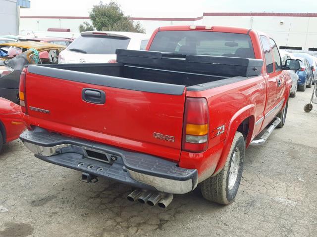 1GTEK19TXYE430779 - 2000 GMC NEW SIERRA RED photo 4