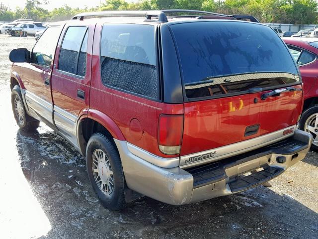 1GKDT13W5Y2336665 - 2000 GMC JIMMY / EN RED photo 3