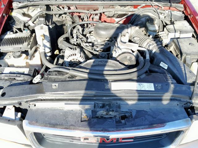 1GKDT13W5Y2336665 - 2000 GMC JIMMY / EN RED photo 7