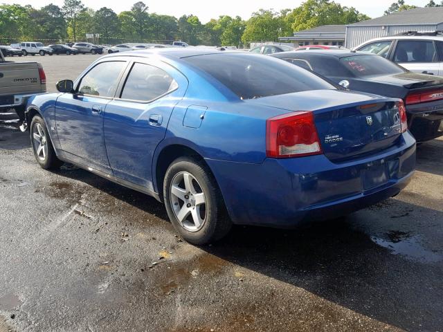 2B3KA33V59H595212 - 2009 DODGE CHARGER SX BLUE photo 3