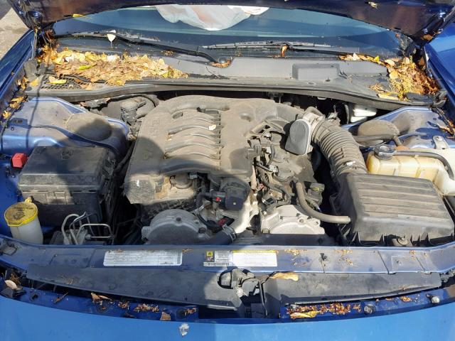 2B3KA33V59H595212 - 2009 DODGE CHARGER SX BLUE photo 7