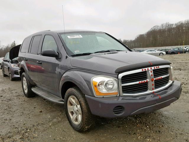 1D4HB38N94F183659 - 2004 DODGE DURANGO ST GRAY photo 1