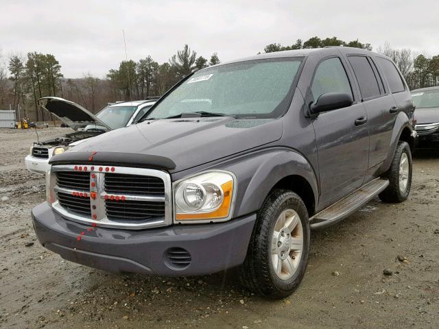 1D4HB38N94F183659 - 2004 DODGE DURANGO ST GRAY photo 2