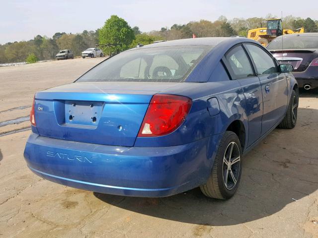 1G8AN12F65Z128513 - 2005 SATURN ION LEVEL BLUE photo 4