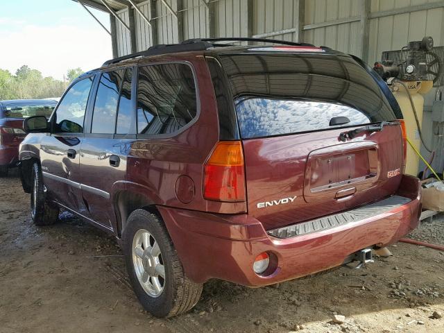 1GKDS13S462238238 - 2006 GMC ENVOY BURGUNDY photo 3