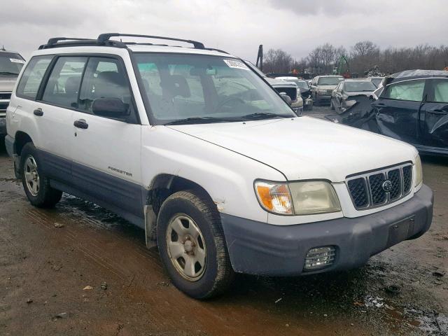 JF1SF63501H768829 - 2001 SUBARU FORESTER L WHITE photo 1