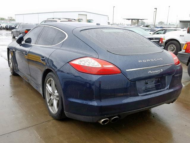 WP0AB2A76BL060209 - 2011 PORSCHE PANAMERA S BLUE photo 3