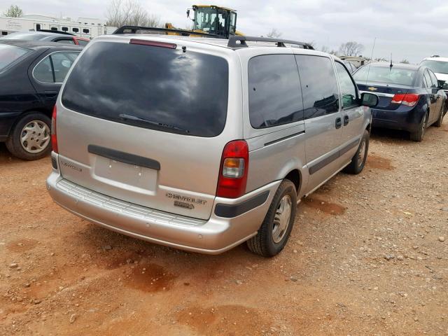 1GNDX13E64D193481 - 2004 CHEVROLET VENTURE LU GRAY photo 4