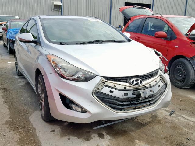 KMHDH6AE2DU008022 - 2013 HYUNDAI ELANTRA CO SILVER photo 1