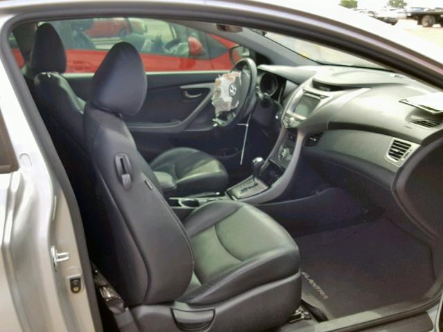 KMHDH6AE2DU008022 - 2013 HYUNDAI ELANTRA CO SILVER photo 5