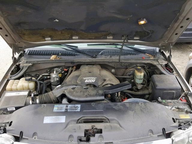 1GKEK63U62J322693 - 2002 GMC DENALI GRAY photo 7