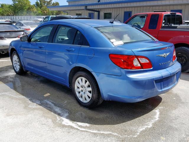 1C3LC46K78N211932 - 2008 CHRYSLER SEBRING LX BLUE photo 3