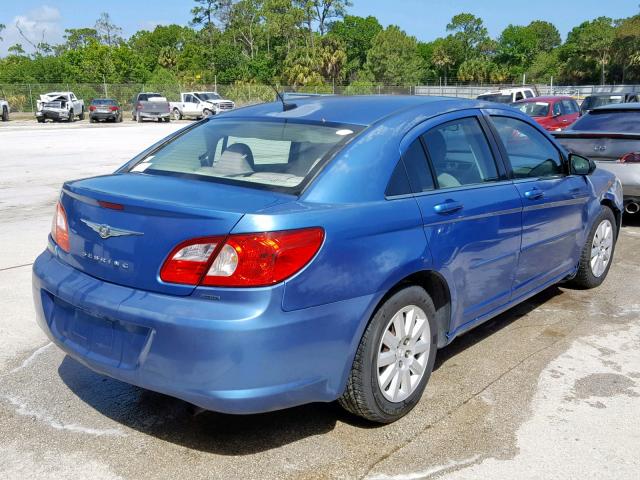 1C3LC46K78N211932 - 2008 CHRYSLER SEBRING LX BLUE photo 4