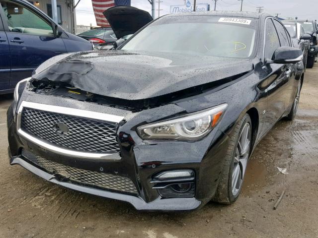 JN1BV7AP6EM683999 - 2014 INFINITI Q50 BASE BLACK photo 2