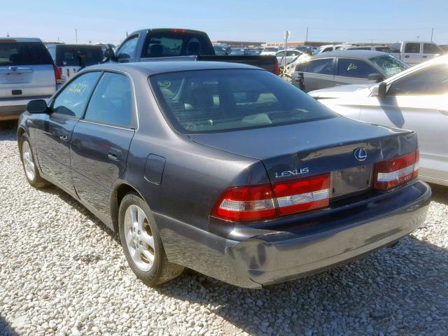 JT8BF28G715111393 - 2001 LEXUS ES 300 GRAY photo 3