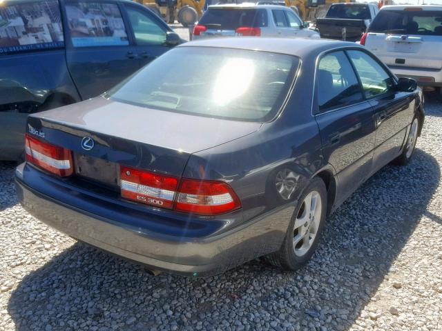 JT8BF28G715111393 - 2001 LEXUS ES 300 GRAY photo 4