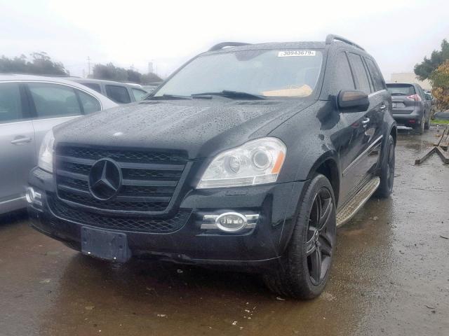 4JGBF86E99A461354 - 2009 MERCEDES-BENZ GL 550 4MA BLACK photo 2