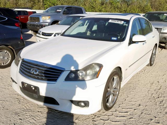 JNKAY01E68M607742 - 2008 INFINITI M35 BASE WHITE photo 2