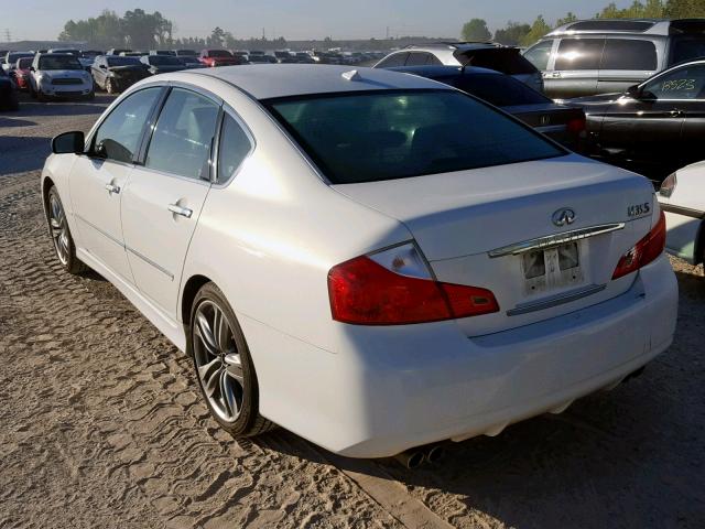 JNKAY01E68M607742 - 2008 INFINITI M35 BASE WHITE photo 3