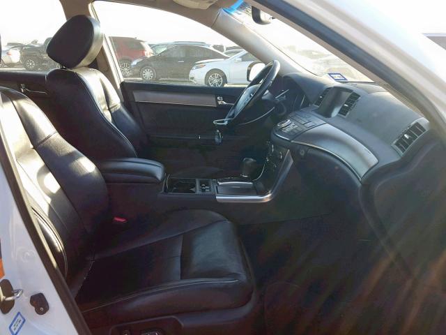 JNKAY01E68M607742 - 2008 INFINITI M35 BASE WHITE photo 5