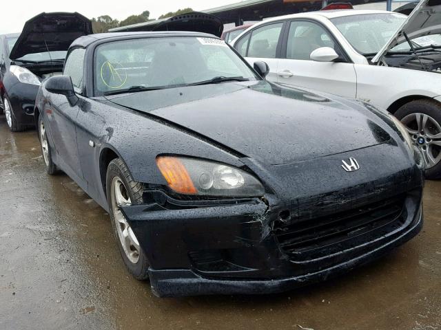 JHMAP11463T005406 - 2003 HONDA S2000 BLACK photo 1