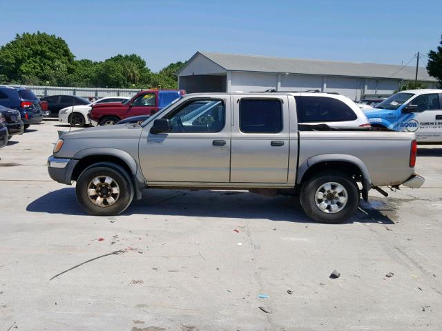 1N6ED27T5YC382653 - 2000 NISSAN FRONTIER C GOLD photo 9