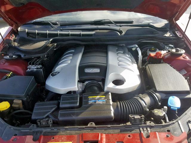 6G2EC57Y89L194172 - 2009 PONTIAC G8 GT RED photo 7